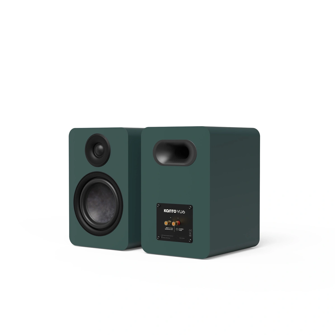 Kanto YU6 Passive (2nd Gen) Bookshelf Speakers with 5.25" Woofers - Pair