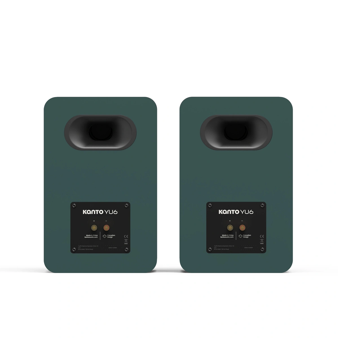 Kanto YU6 Passive (2nd Gen) Bookshelf Speakers with 5.25" Woofers  - Pair