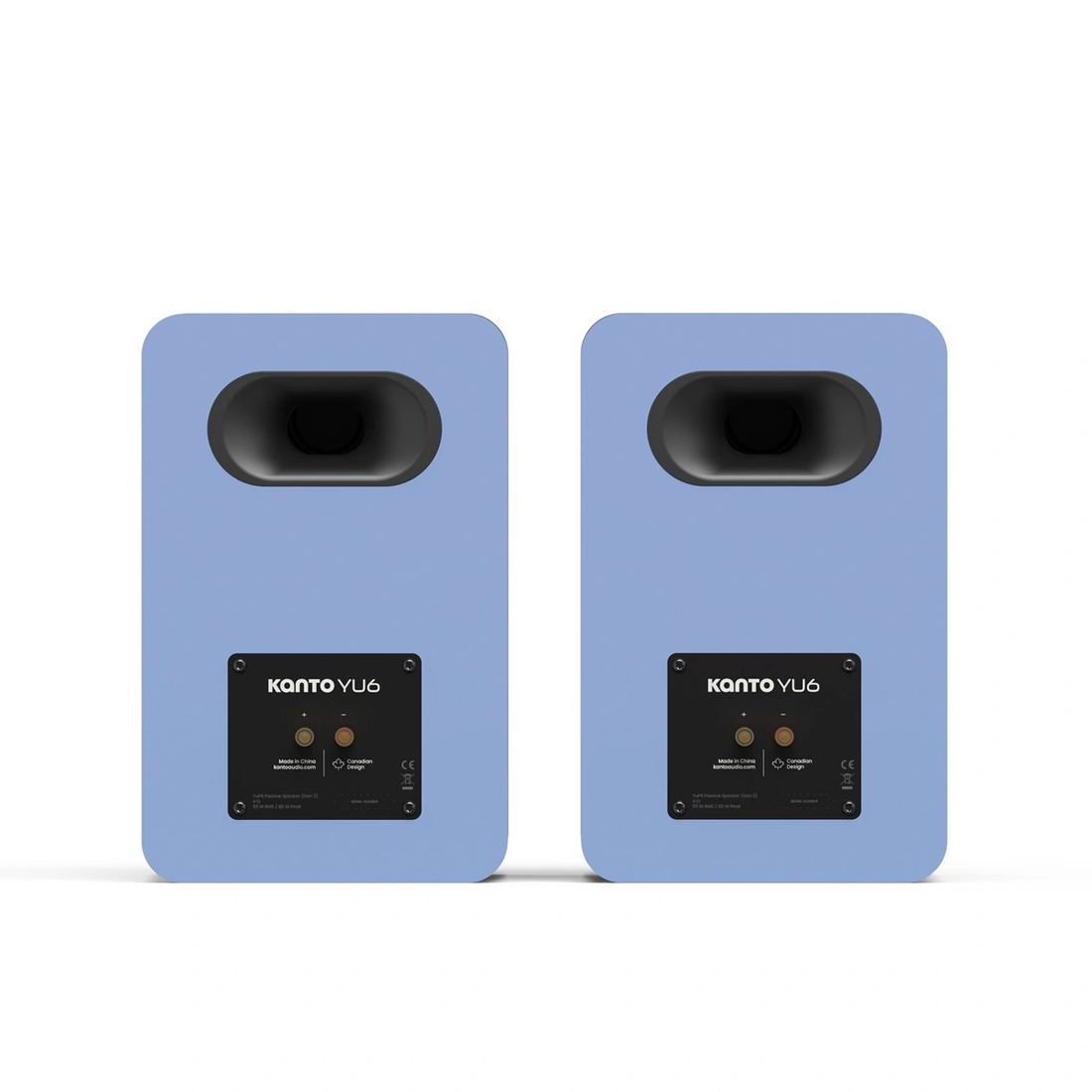 Kanto YU6 Passive (2nd Gen) Bookshelf Speakers with 5.25" Woofers - Pair