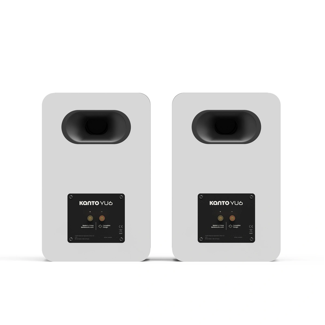 Kanto YU6 Passive (2nd Gen) Bookshelf Speakers with 5.25" Woofers - Pair