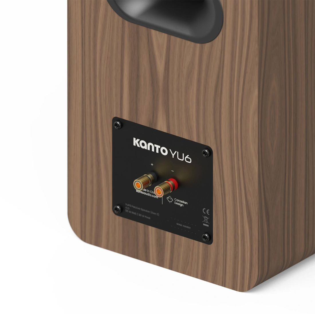 Kanto YU6 Passive (2nd Gen) Bookshelf Speakers with 5.25" Woofers - Pair