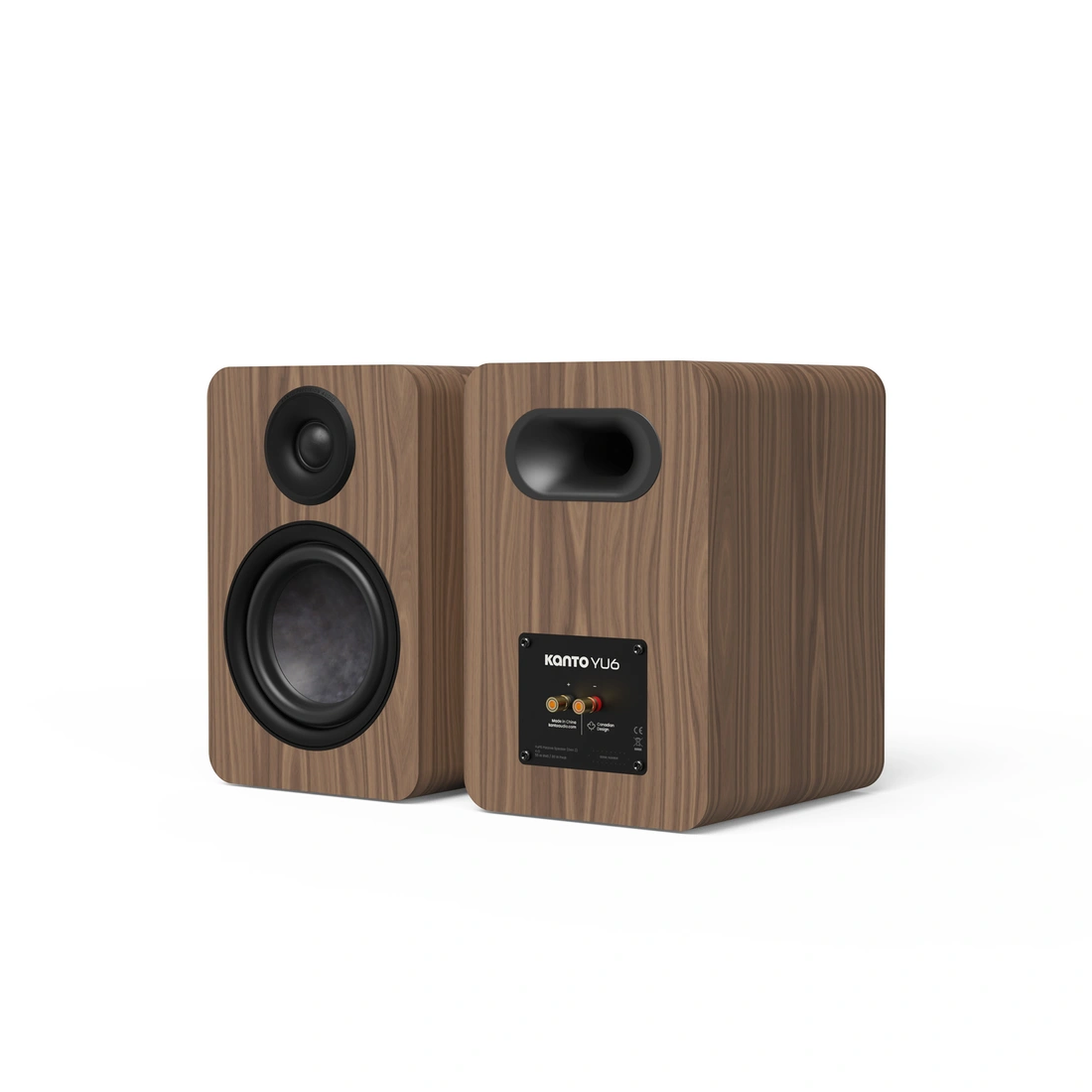 Kanto YU6 Passive (2nd Gen) Bookshelf Speakers with 5.25" Woofers - Pair