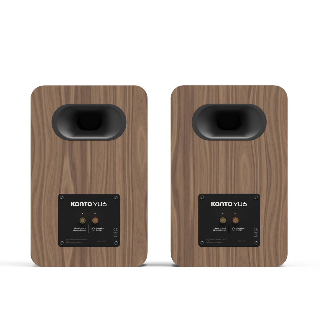 Kanto YU6 Passive (2nd Gen) Bookshelf Speakers with 5.25" Woofers - Pair