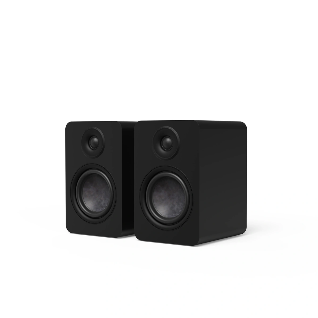 Kanto YU6 Passive (2nd Gen) Bookshelf Speakers with 5.25" Woofers - Black - Pair