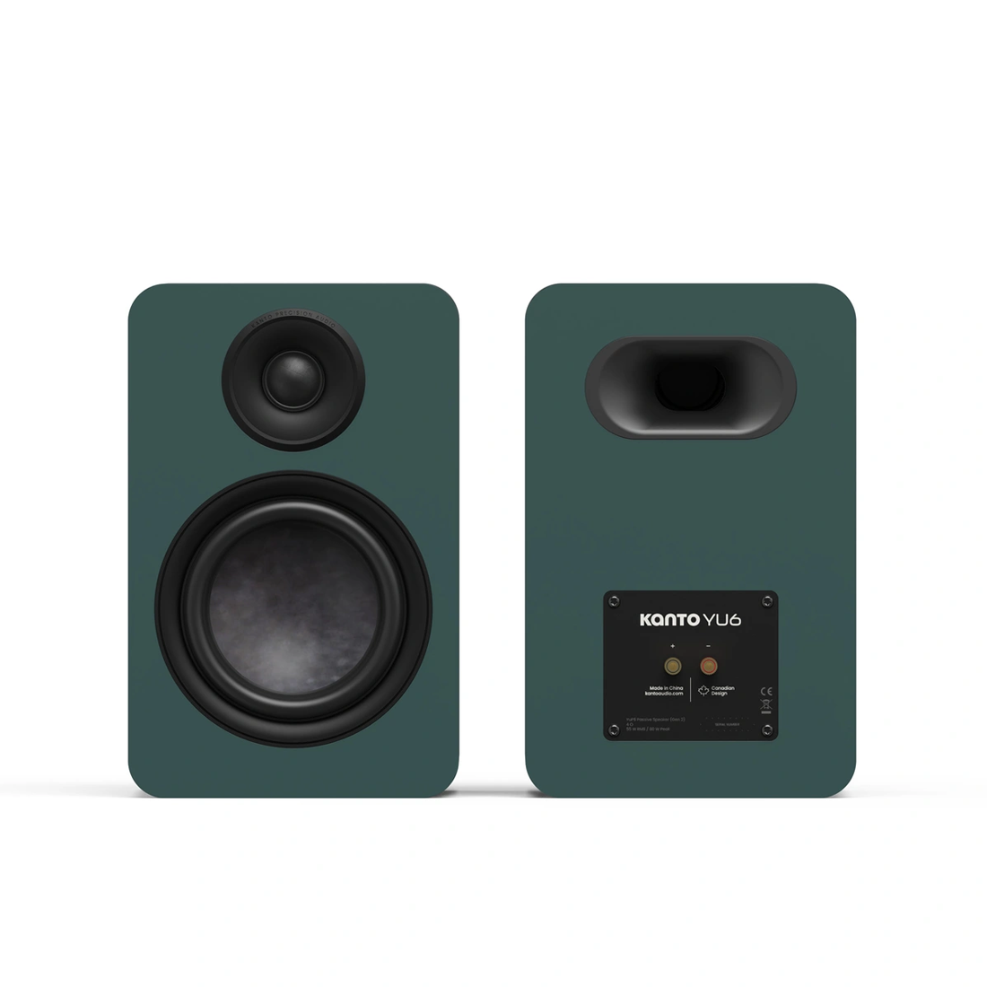 Kanto YU6 Passive (2nd Gen) Bookshelf Speakers with 5.25" Woofers - Pair