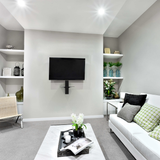 Kanto AVT1 Wall-Mounted AV Shelf with Tempered Glass