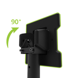 Kanto CM600B4B Back-to-Back Quad Screen Ceiling Mount with 360-Degree Rotation