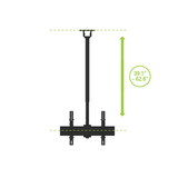 Kanto CM600BTB Back-to-Back Ceiling TV Mount with 100 lb Capacity