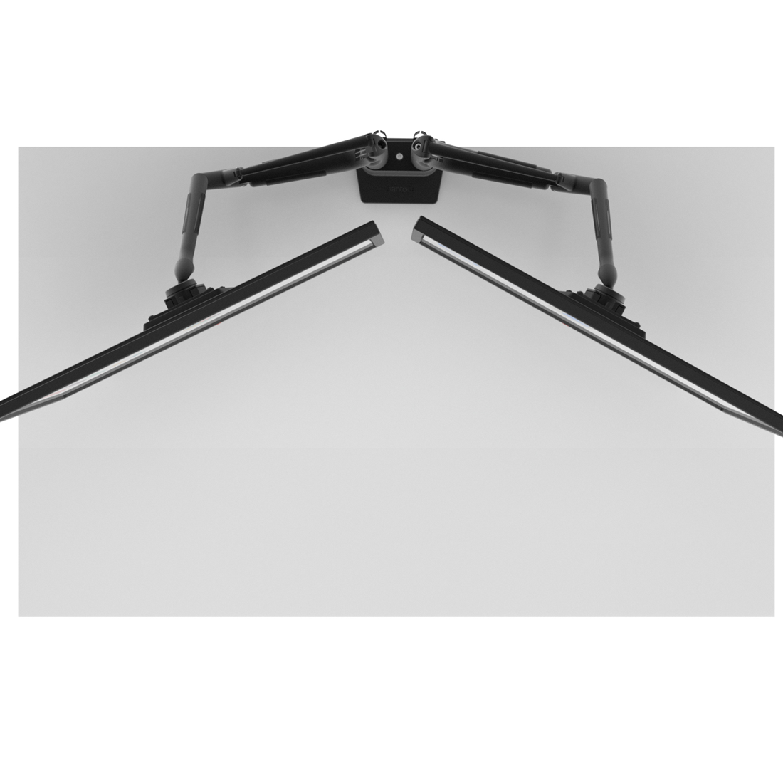Kanto DMS2000 Dual Arm Desktop Monitor Mount with Gas Shock System