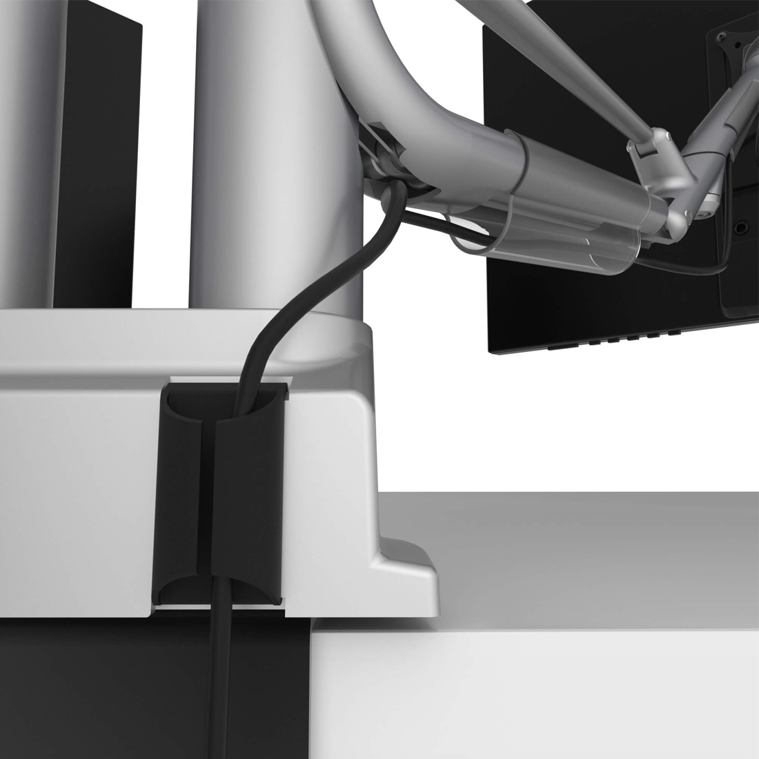 Kanto DMS2000 Dual Arm Desktop Monitor Mount with Gas Shock System