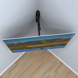 Kanto FMC1 Telescoping Corner TV Mount with 90° Swivel