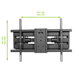 Kanto FMX3C Full Motion TV Wall Mount with 28" Extension