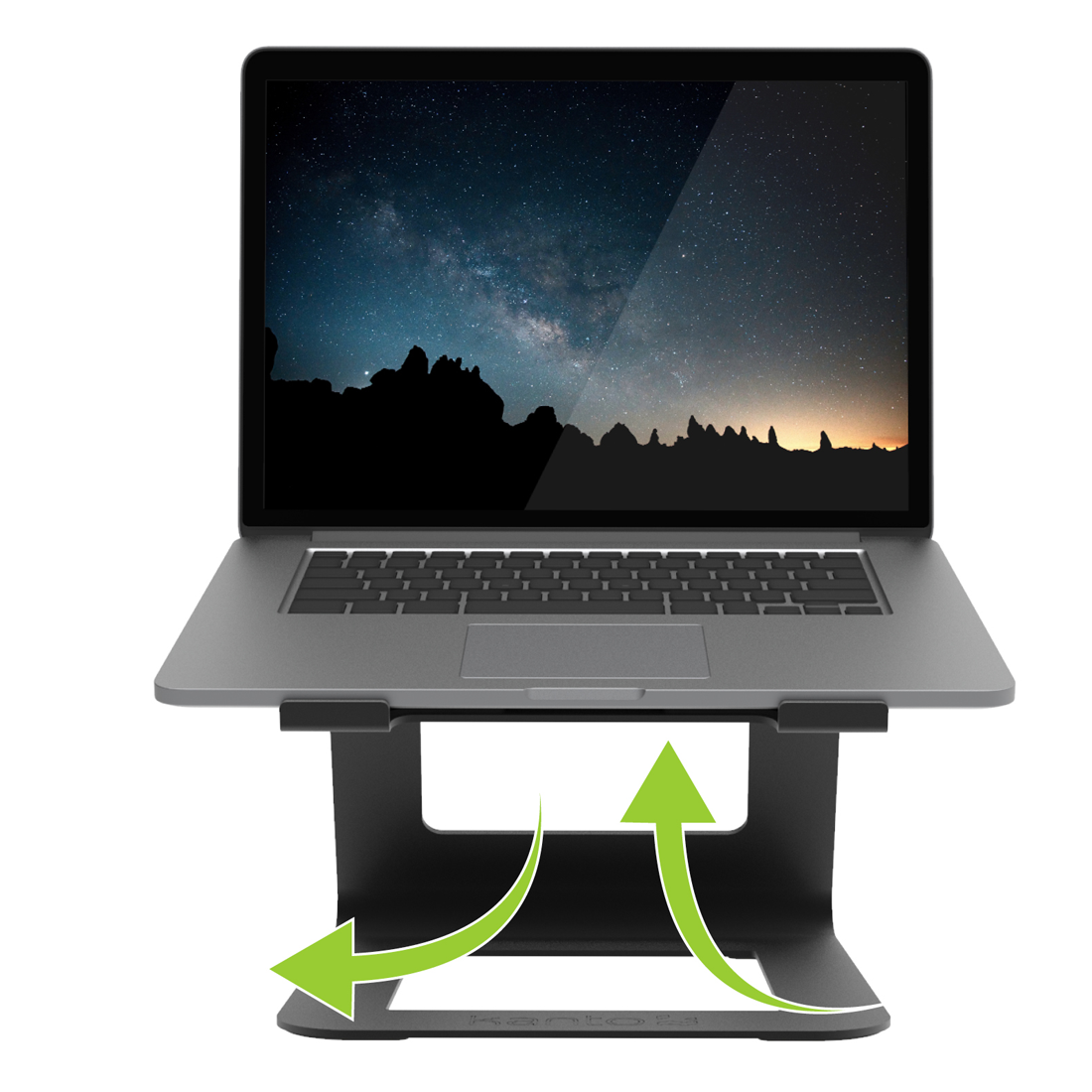 Kanto LE1 Universal Laptop Riser with 19.8 lb Capacity - Black