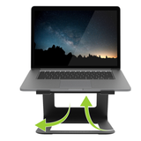 Kanto LE1 Universal Laptop Riser with 19.8 lb Capacity - Black