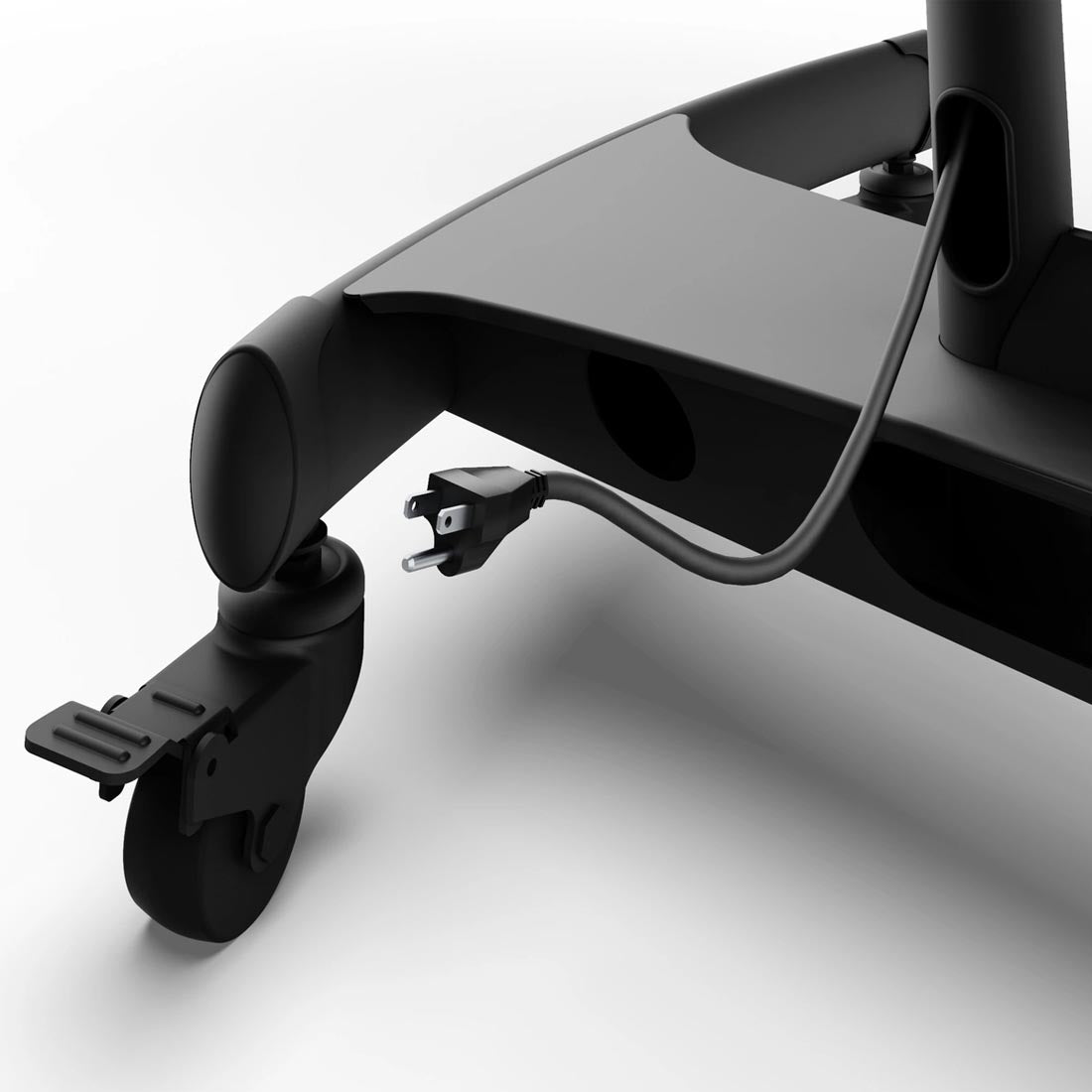 Kanto MTM65PL Rolling TV Cart with Height Adjustment for 37" - 65" TVs