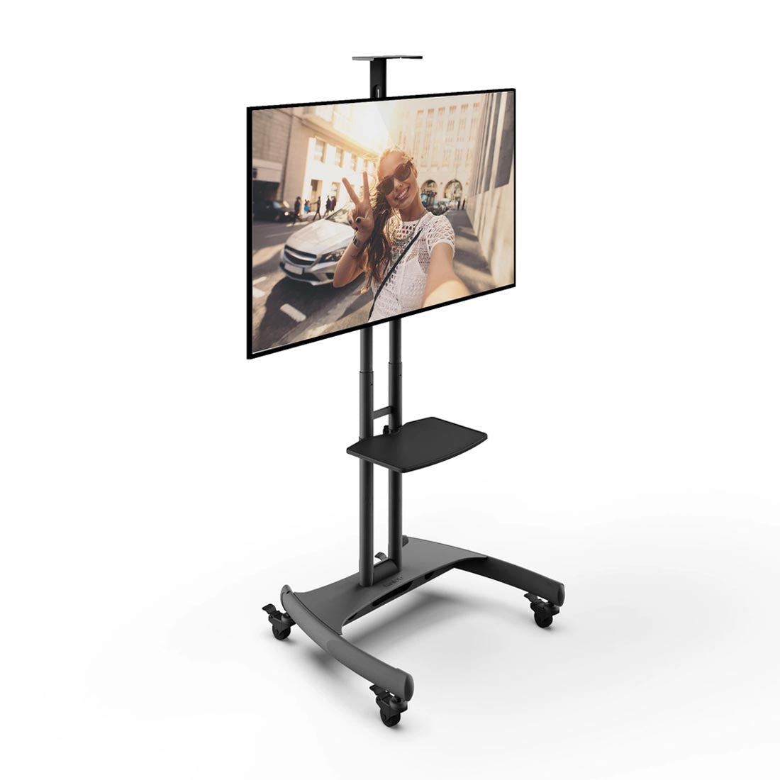Kanto MTM65PL Rolling TV Cart with Height Adjustment for 37" - 65" TVs