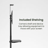 Kanto MTM70PL Rolling TV Cart with Height Adjustment for 40" - 70" TVs