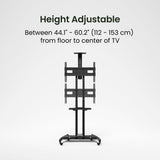 Kanto MTM70PL Rolling TV Cart with Height Adjustment for 40" - 70" TVs