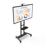 Kanto MTM86PL Rolling TV Cart with Height Adjustment for 55" - 86" TVs