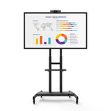 Kanto MTM86PL Rolling TV Cart with Height Adjustment for 55" - 86" TVs