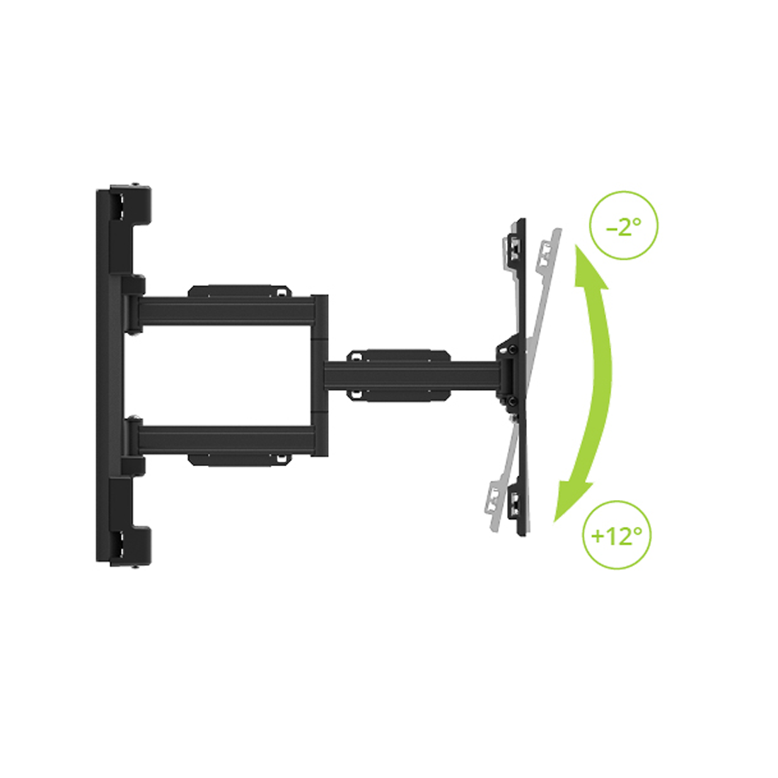 Kanto PSC350 Full Motion Column & Pillar TV Mount with No-Drill Installation