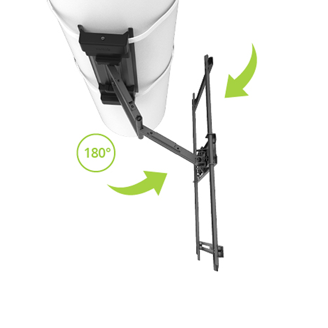Kanto PSC350 Full Motion Column & Pillar TV Mount with No-Drill Installation