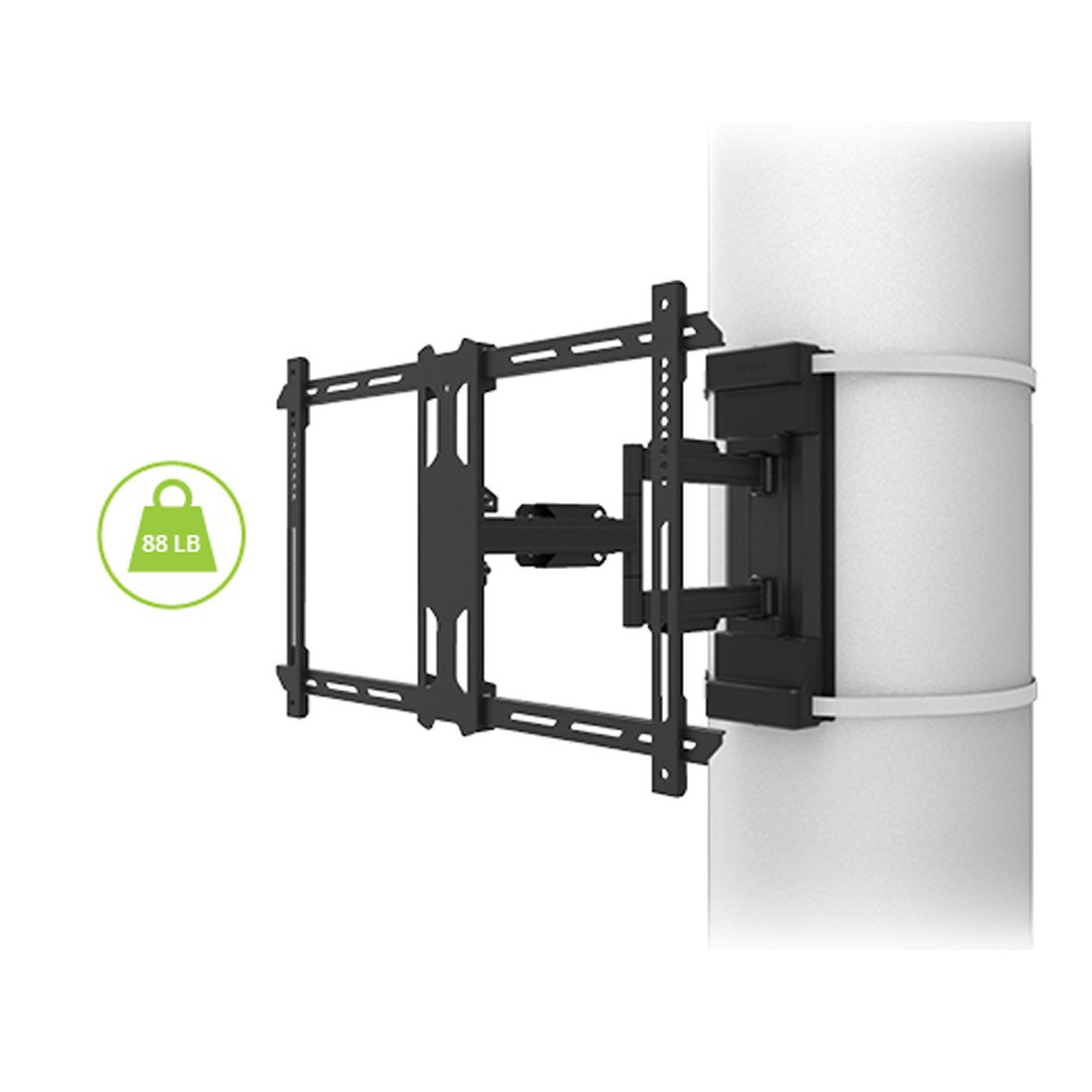 Kanto PSC350 Full Motion Column & Pillar TV Mount with No-Drill Installation
