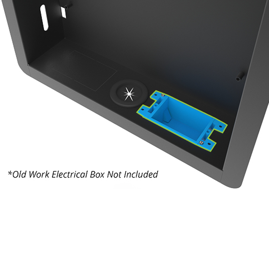 Kanto R600 Pro Recessed In-Wall TV Mount with 800 x 600 VESA Support