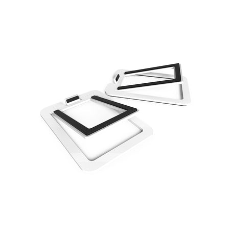 Kanto S2W Vertical Tilting Desktop Speaker Stands - Pair - White