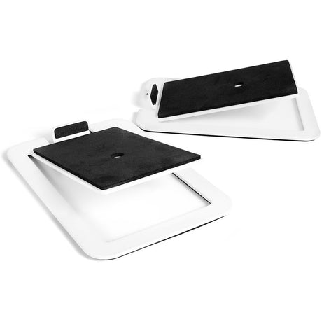 Kanto S4W Vertical Tilting Desktop Speaker Stands - White