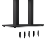 Kanto Audio SCH Height Adjustable Center Channel Speaker Stand with 50 lb Capacity