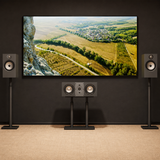 Kanto Audio SCH Height Adjustable Center Channel Speaker Stand with 50 lb Capacity