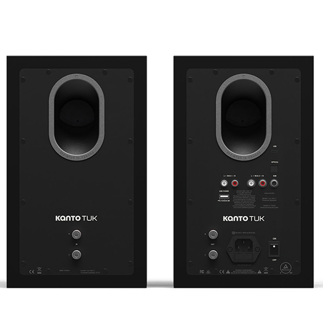 Kanto Audio TUK G2 Powered Speakers with AMT Tweeters - Pair