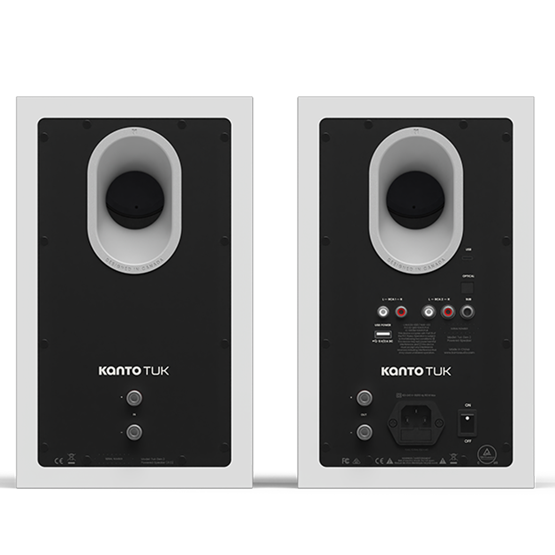 Kanto Audio TUK G2 Powered Speakers with AMT Tweeters - Pair