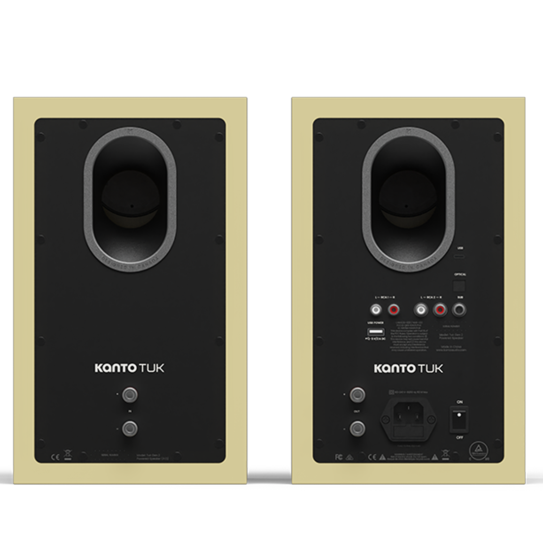 Kanto Audio TUK G2 Powered Speakers with AMT Tweeters - Pair
