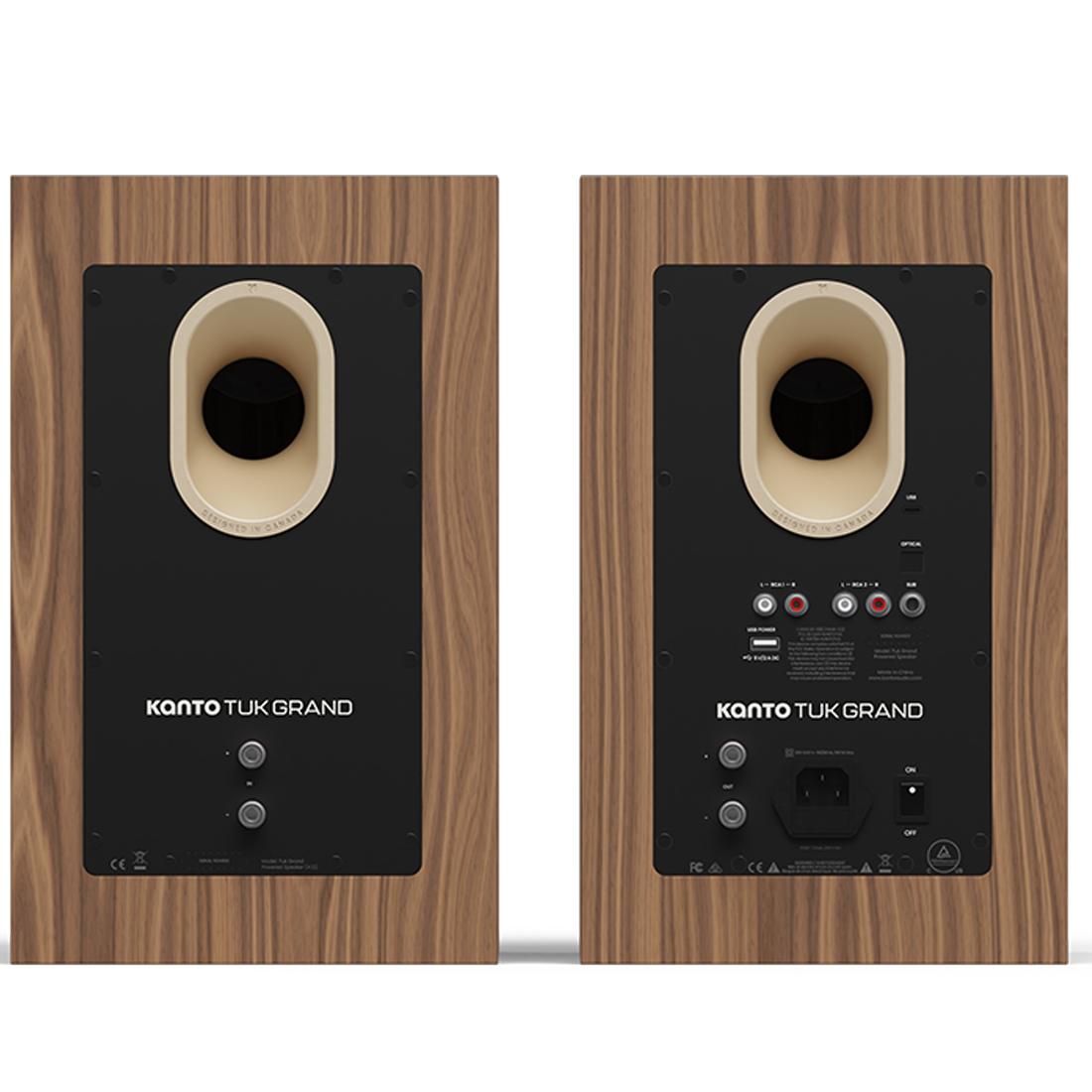 Kanto TUK Grand Powered Speakers With AMT Tweeters - Pair