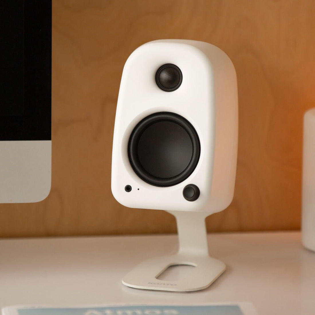 Kanto UKI Compact Desktop Speakers with USB-C and Bluetooth - Pair