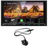 Kenwood eXcelon DMX958XR 6.8" Digital Multimedia Receiver with Bluetooth & HD Radio | EchoMaster RVC 5721 Push In Rear/Front View Backup Camera - Bundle