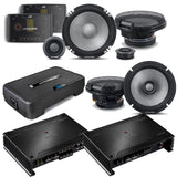 Kenwood eXcelon X302-4 4-Ch Amplifier | X502-1 Mono Amplifier | Alpine R2-S65 6.5" Speakers | R2-S652 6.5" Component Speaker System | Alpine SS-SB12 12" Pre-Loaded Subwoofer Enclosure