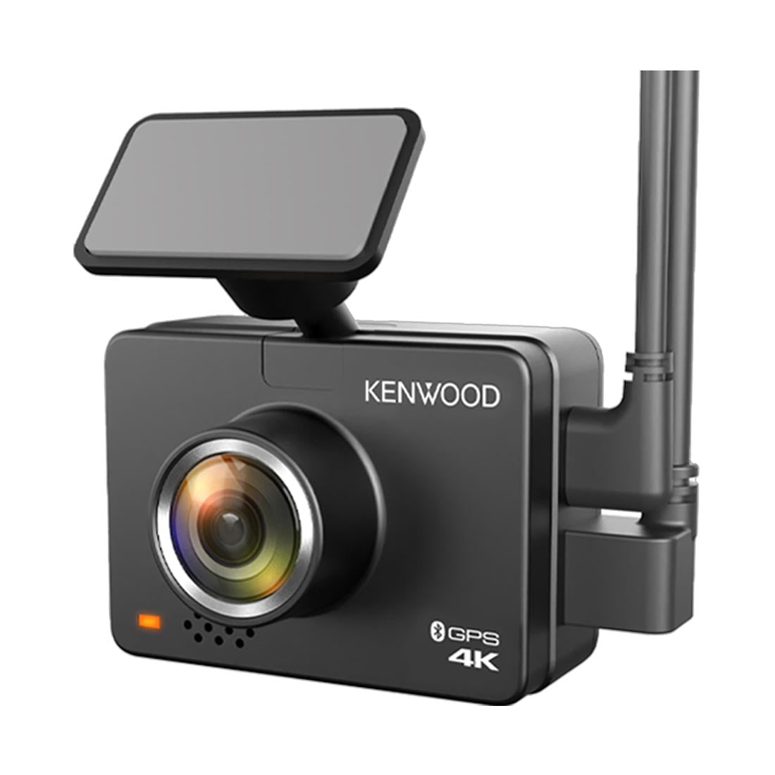 Kenwood DRV-A610WDP 2-Channel Compact 4K HD Dash Camera with 2" Display, Wi-Fi, and GPS  includes Rear-View Cam