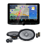Kenwood eXcelon Reference DNR1007XR 10.1" Navigation Multimedia Receiver | Alpine R2-S69C 6x9" High-Resolution 2-Way Component Speaker System - Bundle