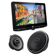 Kenwood eXcelon Reference DNR1007XR 10.1" Navigation Multimedia Receiver | KFC-X134 5.25" 2-Way Speakers - Bundle