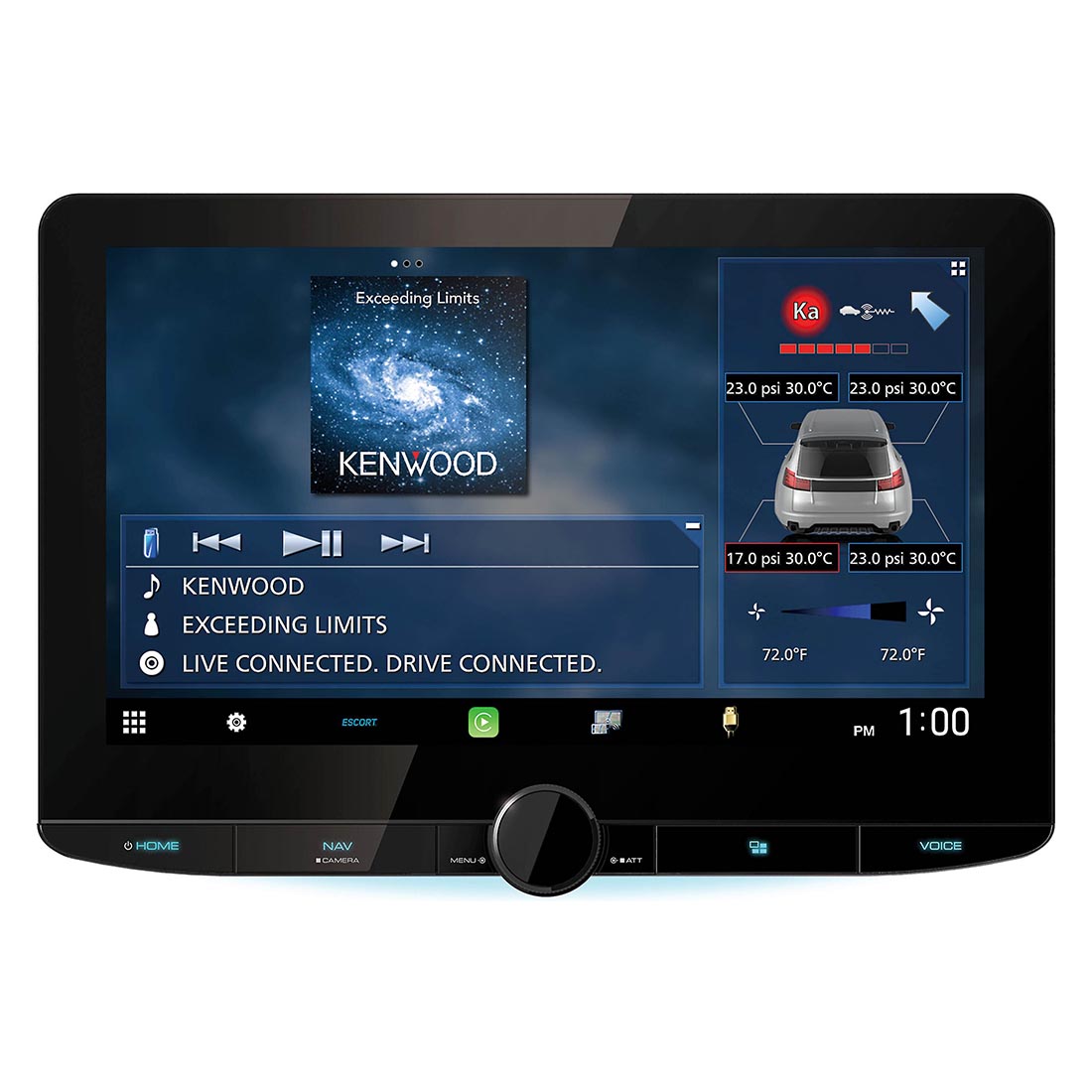 Kenwood DNR1008RVS 10.1" Digital Multimedia Receiver with Built-in Navigation