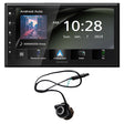 Kenwood DMX40S 6.8" Digital Multimedia Receiver | EchoMaster RVC 5721 Push In Rear/Front View Backup Camera - Bundle