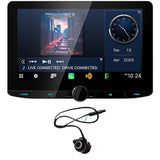 Kenwood DMX1038S 10.1" Digital Multimedia Receiver | EchoMaster RVC 5721 Push In Rear/Front View Backup Camera - Bundle