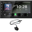 Kenwood DMX4710S 6.8" Digital Multimedia Receiver | EchoMaster RVC 5721 Push In Rear/Front View Backup Camera - Bundle