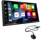 Kenwood eXcelon DMX809S Digital Multimedia Receiver | EchoMaster RVC 5721 Push In Rear/Front View Backup Camera - Bundle