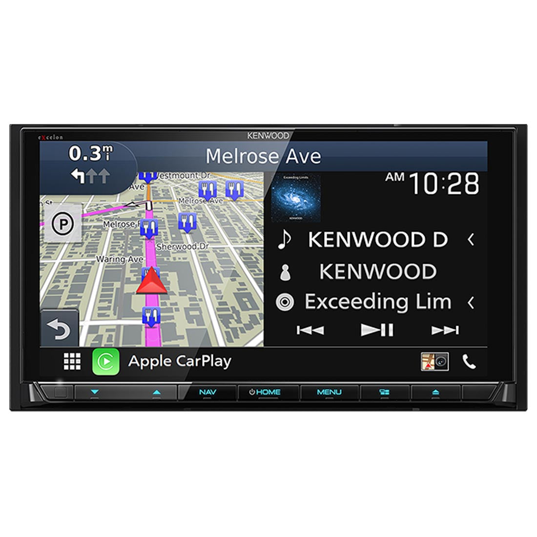 Kenwood eXcelon DNX997XR 6.8" Double Din Navigation DVD Receiver