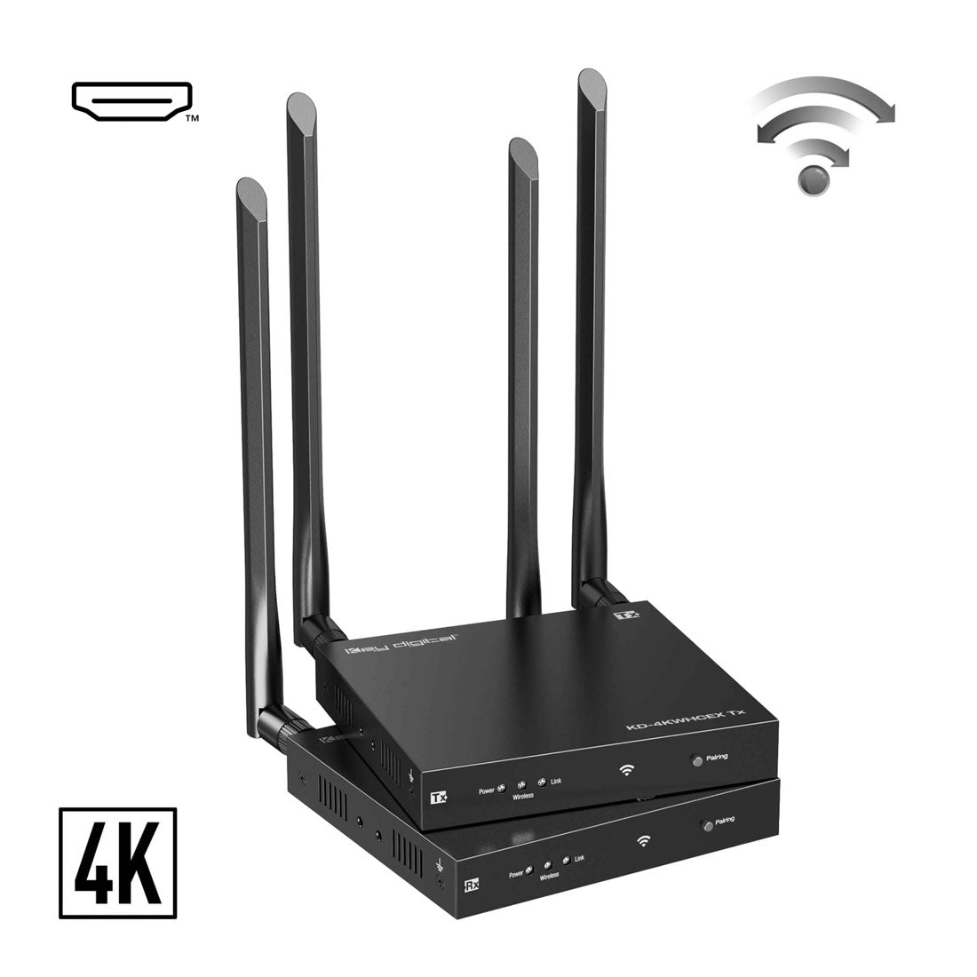 Key Digital KD4KWHCEX Wireless Extender Kit - Gibbys Electronic Supermarket