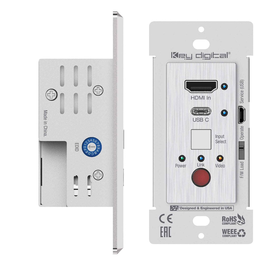 Key Digital KDXWPS Wall Plate Extender Set